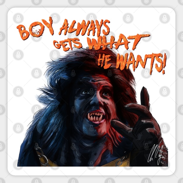 Little Monsters: Boy Always Gets What He Wants Magnet by 51Deesigns